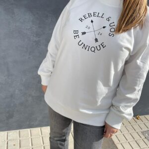 SUDADERA LOGO NEGRO GLITTER