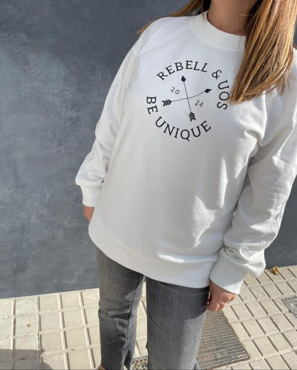 SUDADERA LOGO NEGRO GLITTER