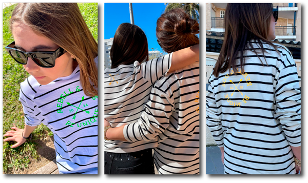 collage de tres fotos de niñas usando la ropa de toberebellious